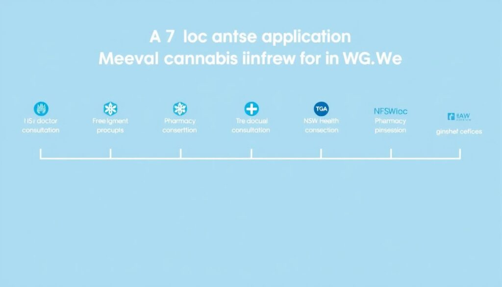 Medical marijuanas NSW application process flowchart Medical marijuanas NSW application process flowchart